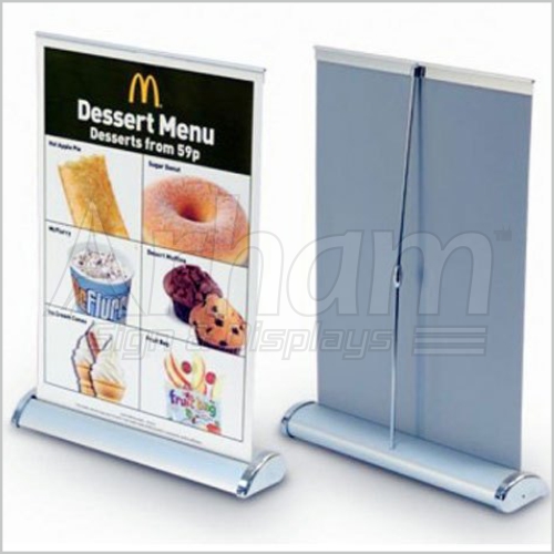 Table Top Roll Up Standee